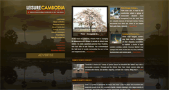 Desktop Screenshot of leisurecambodia.com